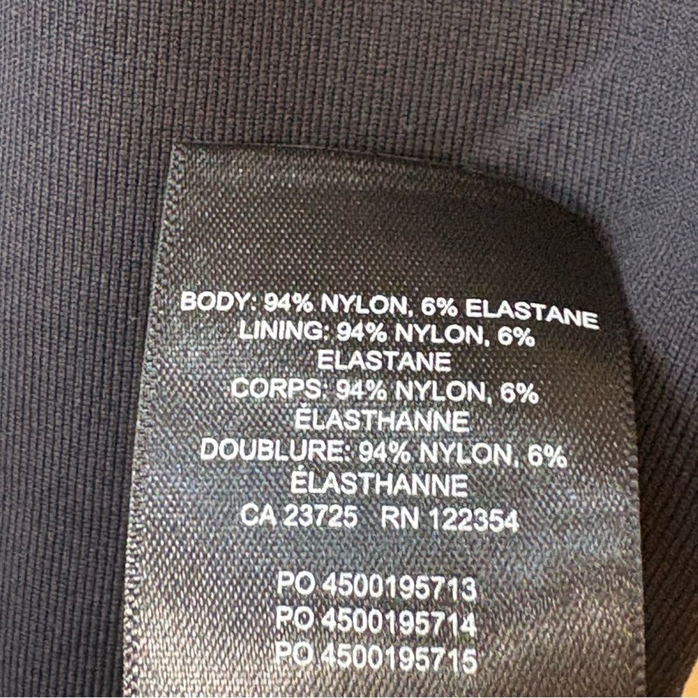 Babaton Black Sleeveless Mock Neck Crop Top - Picture 11 of 11